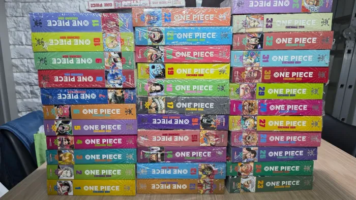 Mangá One piece 3 em 1 - Vol 1 ao 34 + Red