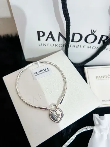 Pulseira Pandora promessas de amor