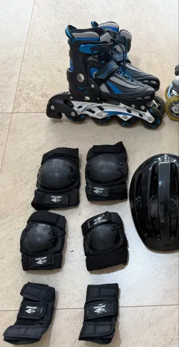 Patins oxer 33-35 com kit proteção completo