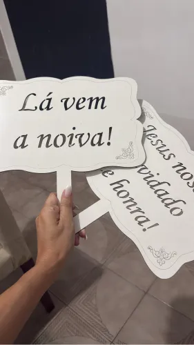 Vendo Plaquinhas de Casamento 