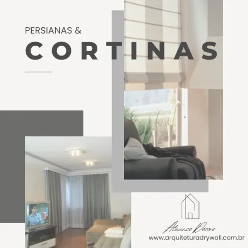 Persianas e cortinas: elegância, conforto - Atuance Decore