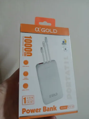 CARREGADOR PoWer Bank Portátil com várias entradas " Lacrado C sela Anatel Top 119$