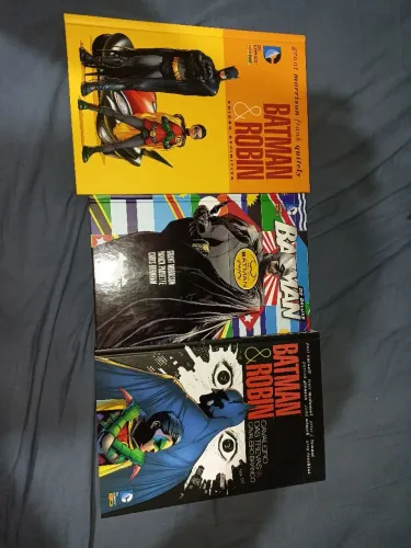 Lote 3 HQs Batman e Robin (Capa Dura) - Fase Grant Morrison / Panini (Ótimo Estado)