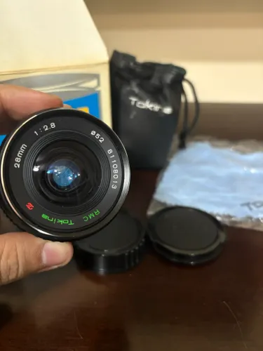 Tokina RMC SL28 28mm f/2.8 Vintage - Olympus OM - Completa com Caixa Original 