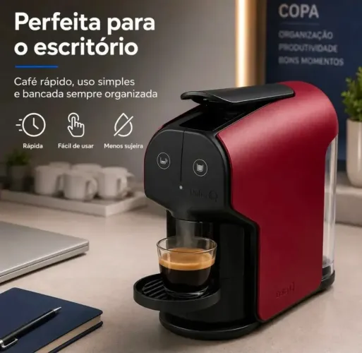 Cafeteira Elétrica cápsula Delta Q 220W