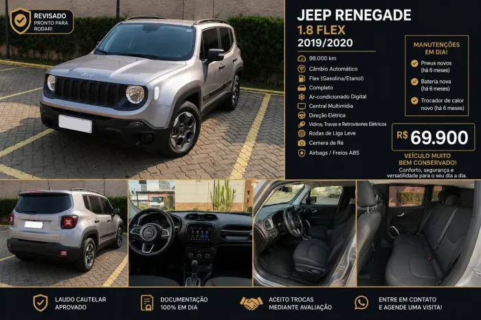 Jeep Renegade 1.8 4X2 Flex 16V Aut. 2020