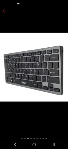 Teclado sem fio Bluetooth