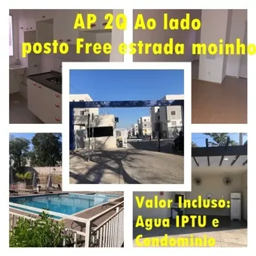 AP 2° andar 2Q Armários Ao lado posto free Estrad moinho Com ou Sem Ar