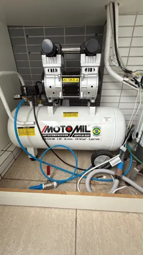 Compressor odontológico 50L motomil 