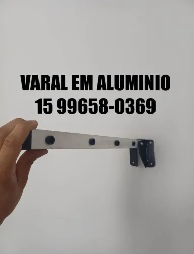 Varal articulado de parede