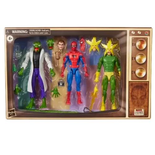 Marvel Legends Series Spider-Man, Marvel's Lizard, & Marvel's Electro