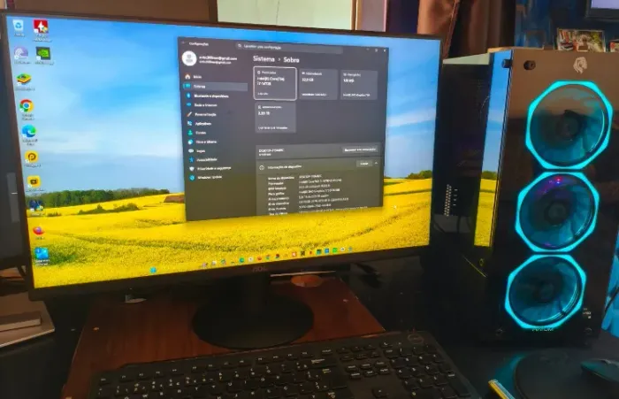 PC i7 14700 - MEMÓRIA 32GB - NVME 512GB