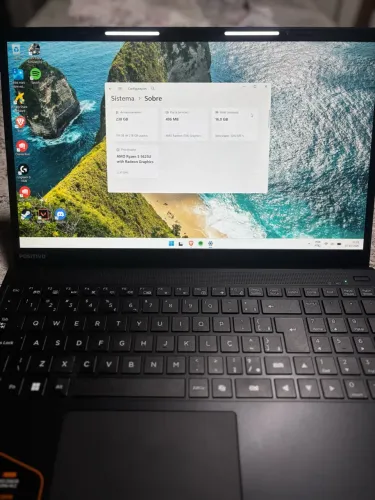 Notebook Positivo Vision R15 AMD Ryzen 5 | 16GB RAM | SSD 256GB | Tela 15" IPS Full HD