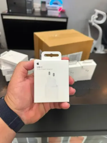 Leia - Atacado - Fonte Apple 20w USB-c Original Garantia de 1 ano
