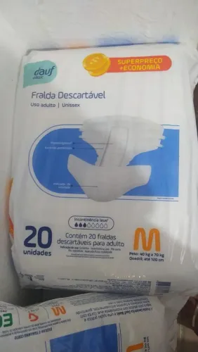 Fraldas geriátricas M e G