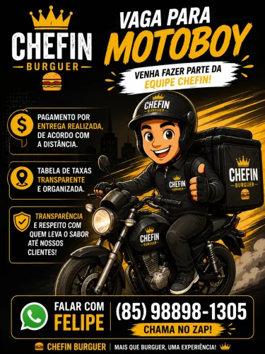 Vaga Motoboy - Delivery