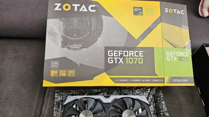 Placa de vídeo GTX 1070 Zotac 8gb Gddr5