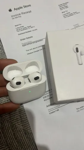 Air Pods 3 Novo com NF