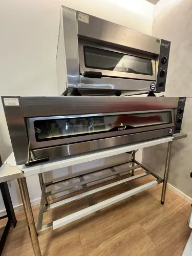 Forno para pizza elétrico 1m de lastro 380v- novo - pronta entrega