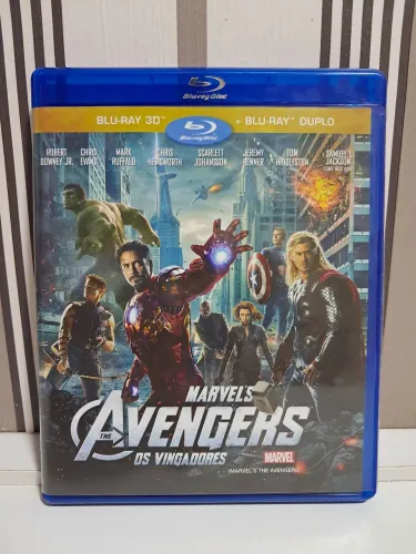 Blu-ray Original Os Vingadores 2D+3D (Triplo)