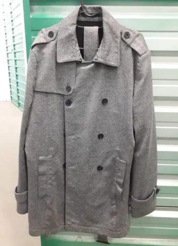Casaco Sobretudo Zara Masculino Estilo Trench Coat Cinza Lindo Estiloso Elegante