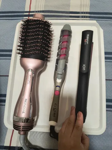 Escova secadora, chapinha e baby liss