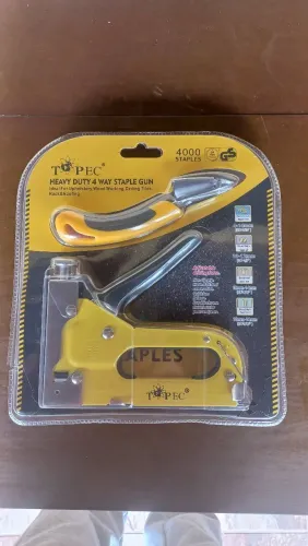 Grampeador de Tapeceiro Heavy Duty 3-in-1 