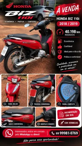 Honda Biz 110i 2019