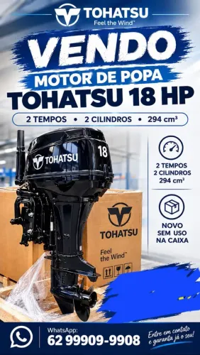 MOTOR DE POLPA TOHOTSU 18 HP