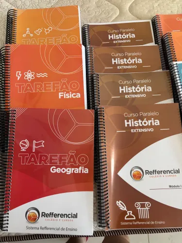 Livros de curso extensivo para vestibular
