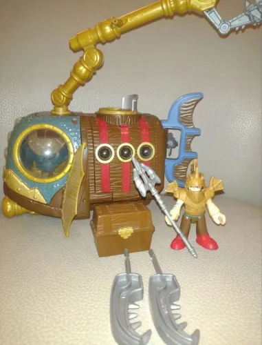 Piranha submarina da linha Imaginext da Fisher Price.