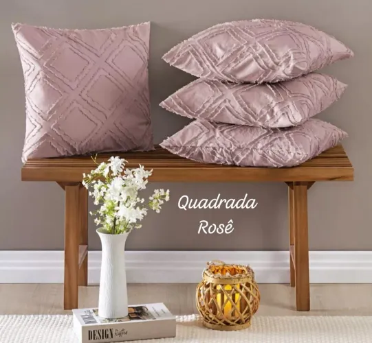 KIT 4 ALMOFADAS CHEIAS 300 FI<br>*ance inicial: R$ 85*<br>Incremento: R$ 10<br>Tempo: 3 minutosKIT 