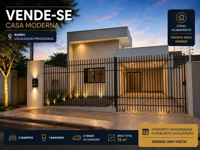 Casa á venda no Jardim Nova Floresta em Floresta!