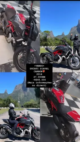 Diavel Carbon, linda moto.