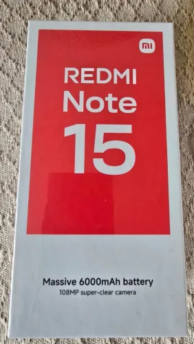 Celular Xiaomi Redmi Note 15 4G - 256GB 8GB RAM de 6.77" 108MP 20MP - Preto (Global)