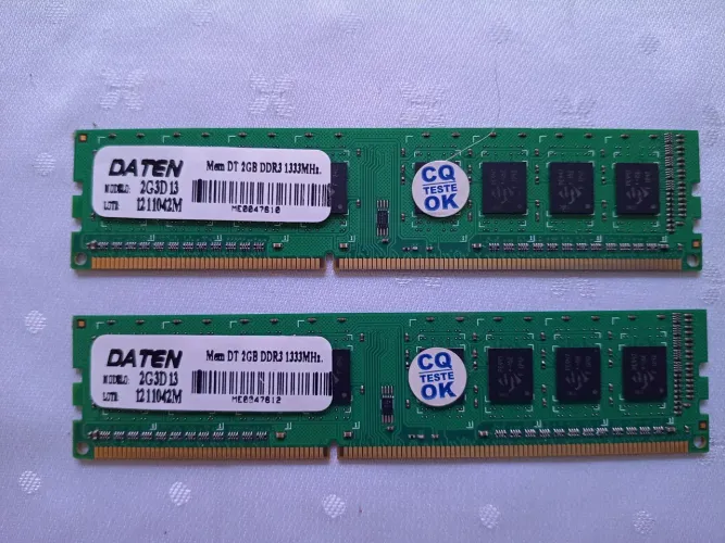 Memória DDR 3 4 gigas 1333 Mhz
