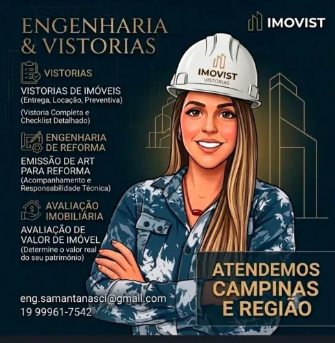 Engenheira Civil - Avaliação Imobiliária