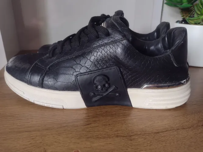 Philipp Plein couro legítimo N/39