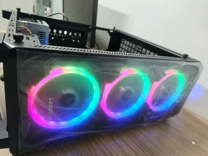 Pc Semi Gamer + i5 3330 + 12gb ram ddr3 + SSD 480GB + FONTE + GABINETE GAMER 3 COOLER RGB