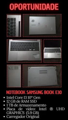 Notebook Samsung Book E30