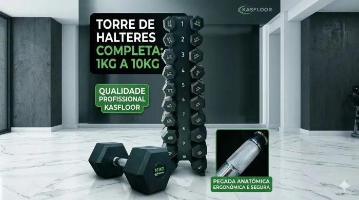 TORRE DE HALTER COMPLETA 1Kg a 10 Kg 