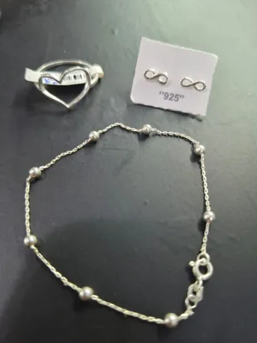 Kit de joias de prata 925