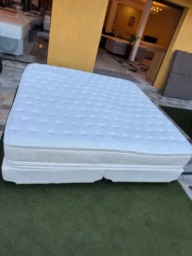 Colchão KING LATEX TOP MAXFLEX SEMINOVO - Entrego! 