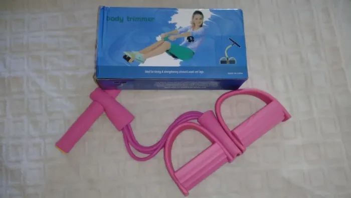 Elástico Body Trimmer Tensor Exercício Físico Fisioterapia Acadêmia de Bolso Recuperação