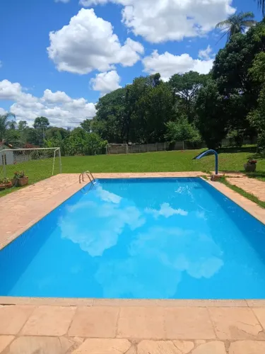 Sítio Tia Anita: Piscina, Sauna, Campo e Wi-Fi (Acomoda 20 Pessoas)