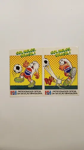 Figurinha Pepsinho Seleção Copa 1990 Promocional Pepsi