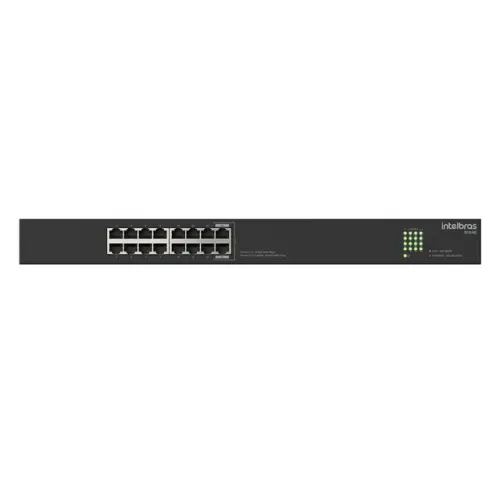 Switch Não Gerenciavel 16 portas Gigabit S1116G Preto Intelbras