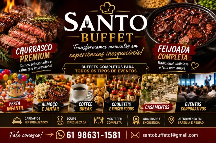 ? Buffet em Brasília | Churrasco, Feijoada, Festa Infantil, Coffee Break e Casamentos