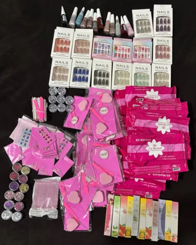 Lote completo de produtos para unhas 