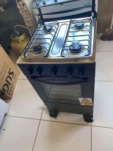 FOGÃO ATLAS MÔNACO PLUS 4 BOCAS PRETO NOVO